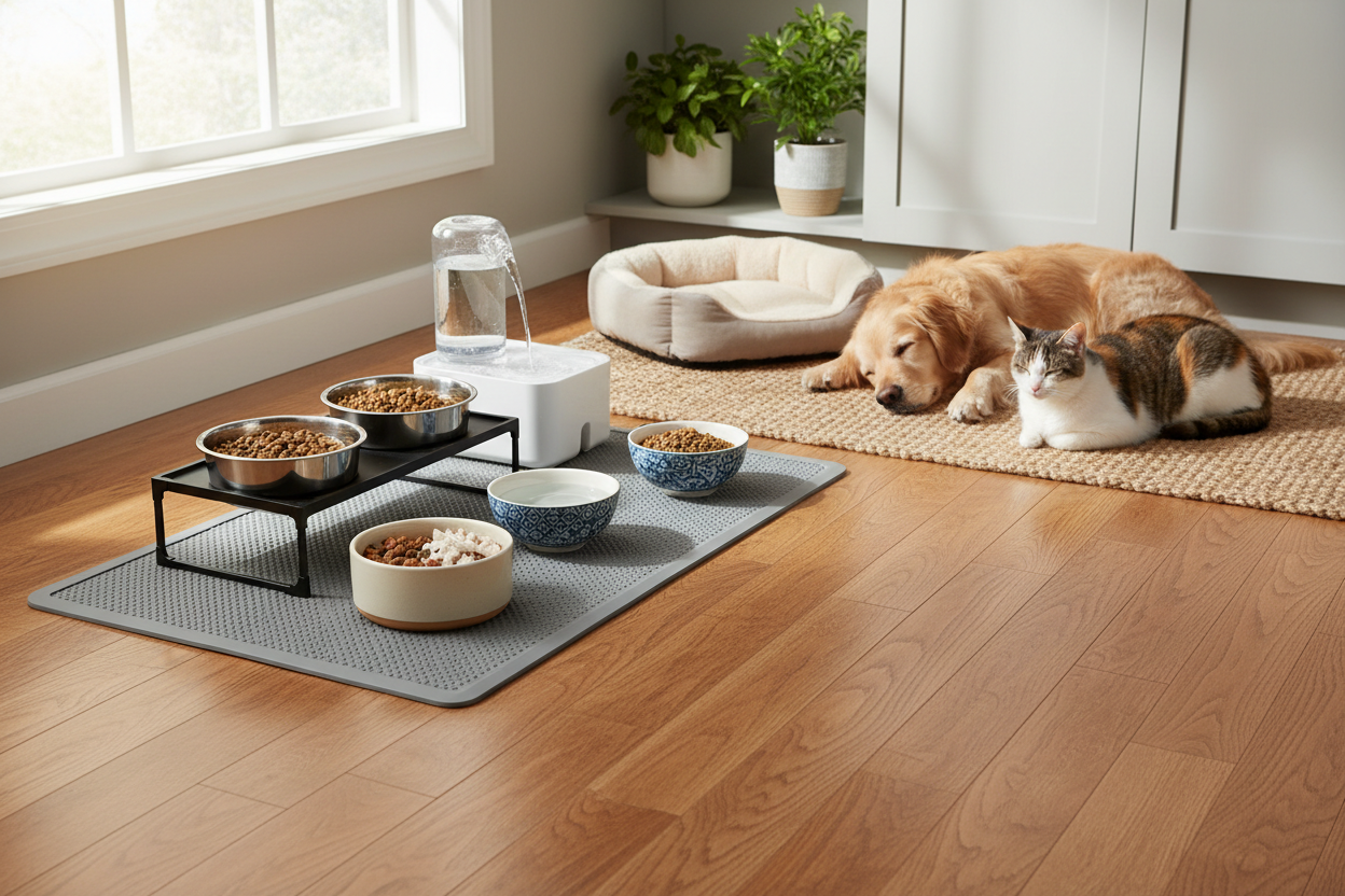 Dog and Cat Food and Water Bowls