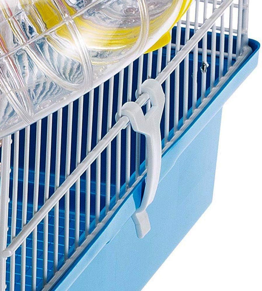 Paula Small Hamster Cage | Fun & Interactive Cage Measures Measures 18.11L X 11.61W X 9.6H & Includes All Accessories