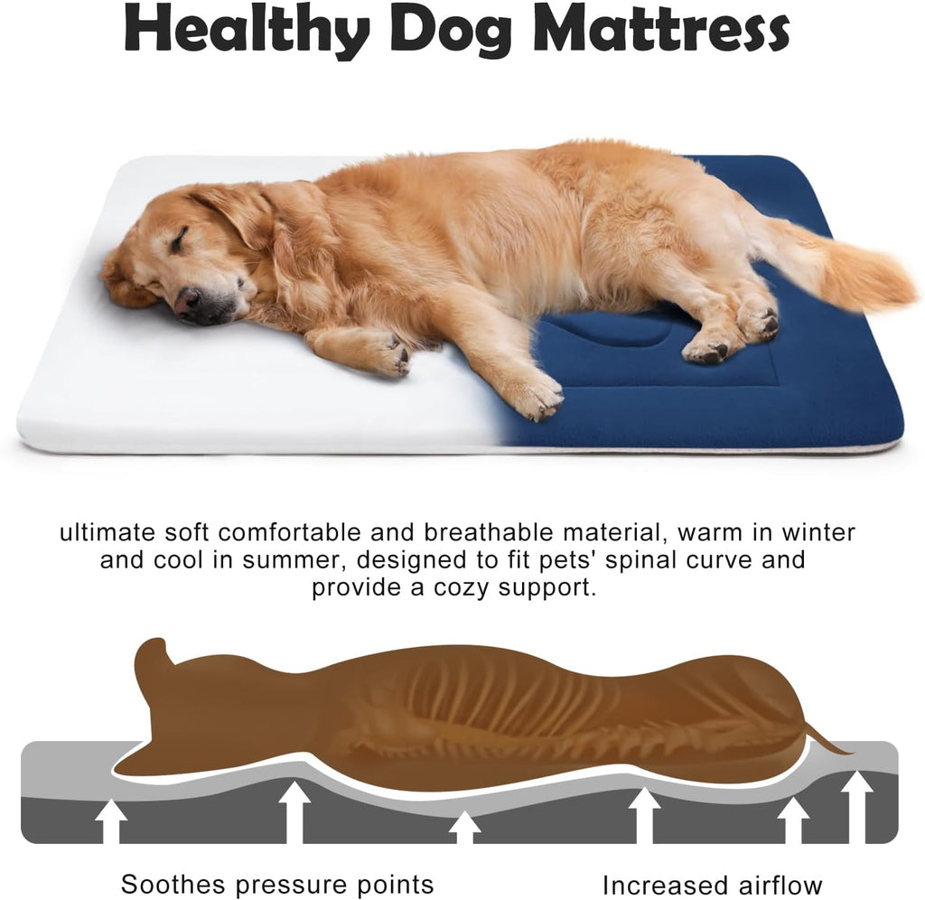Joicyco Dog Bed Large Crate Mat 42 in Non-Slip Washable Soft Mattress Kennel Pads