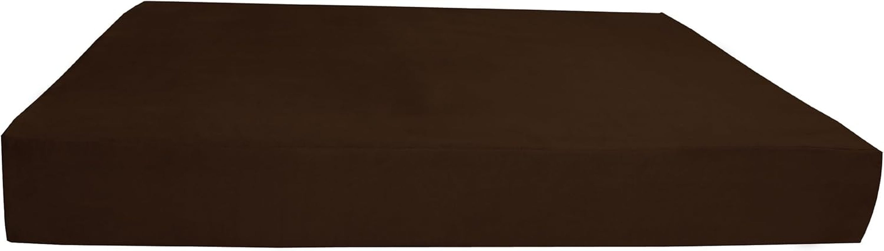 Barker Beds XL Orthopedic Dog Bed - 7" Memory Foam Mattress - 75-120 Lbs - Joint Pain & Arthritis Support - Vet Recommended, Washable Cover - Made in USA - 52"X36"X7" - Chocolate